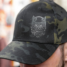 Load image into Gallery viewer, Camo Black Flex-Fit Hat

