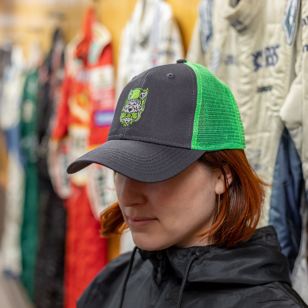 Green Mesh Trucker Hat